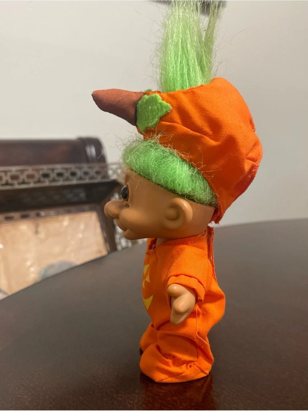 Vintage Russ Pumpkin Halloween Troll Doll Jack-o-lantern Fall Decor  Pumpkin